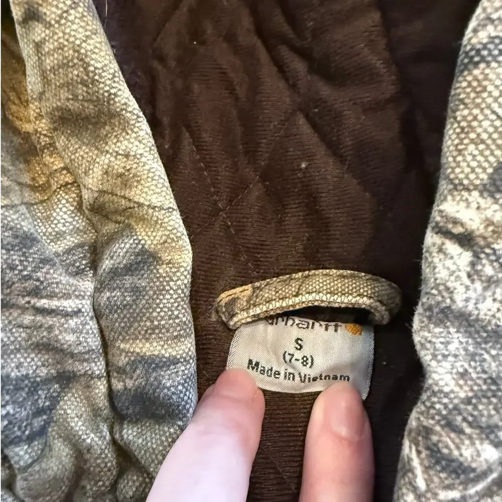 Carhartt Kids Real Tree Camo Hooded Insulated Jacket